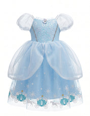 Classic Snowflake Princess Dress