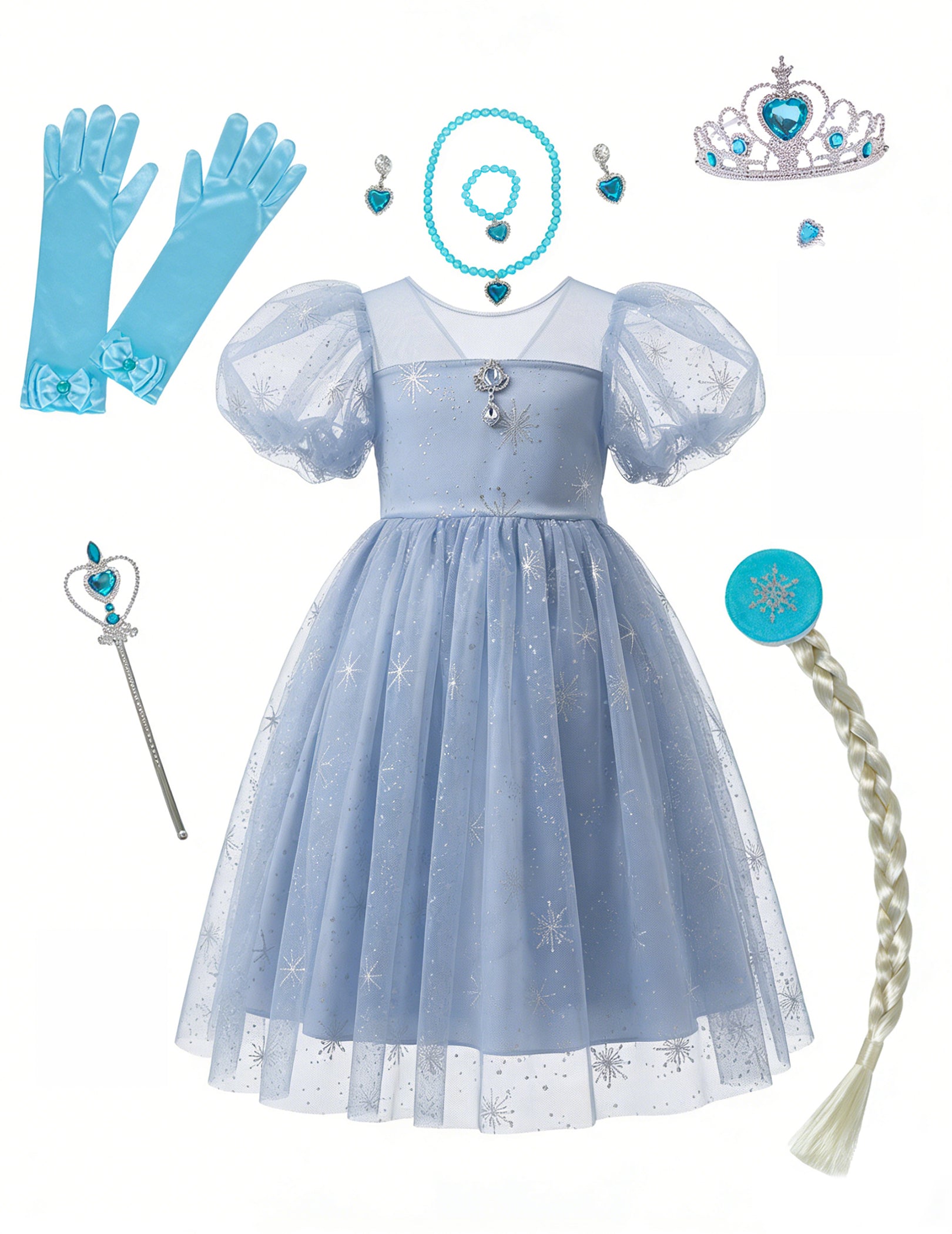 Snowflake Gown Princess Dress