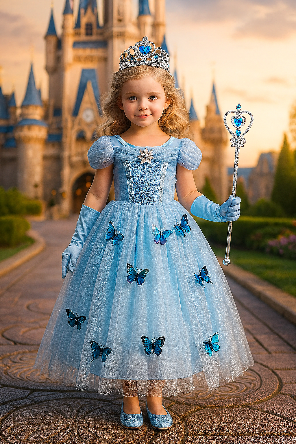 Azure Enchantment Princess Dress