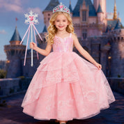 Pink Glinda Fairytale Princess Dress for Girls