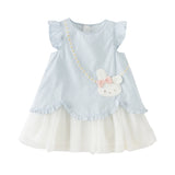 Blue Bunny Dress | Girls Party Dress | PetitWishes