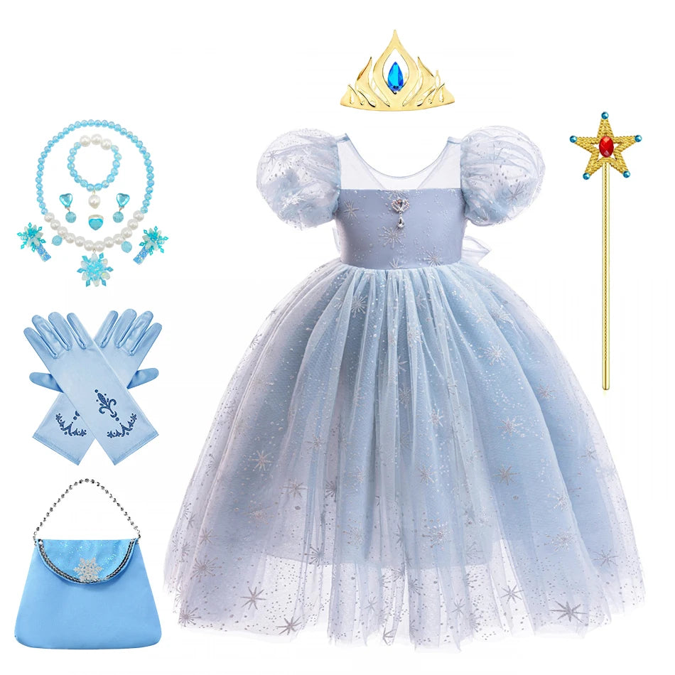 Snowflake Gown Princess Dress
