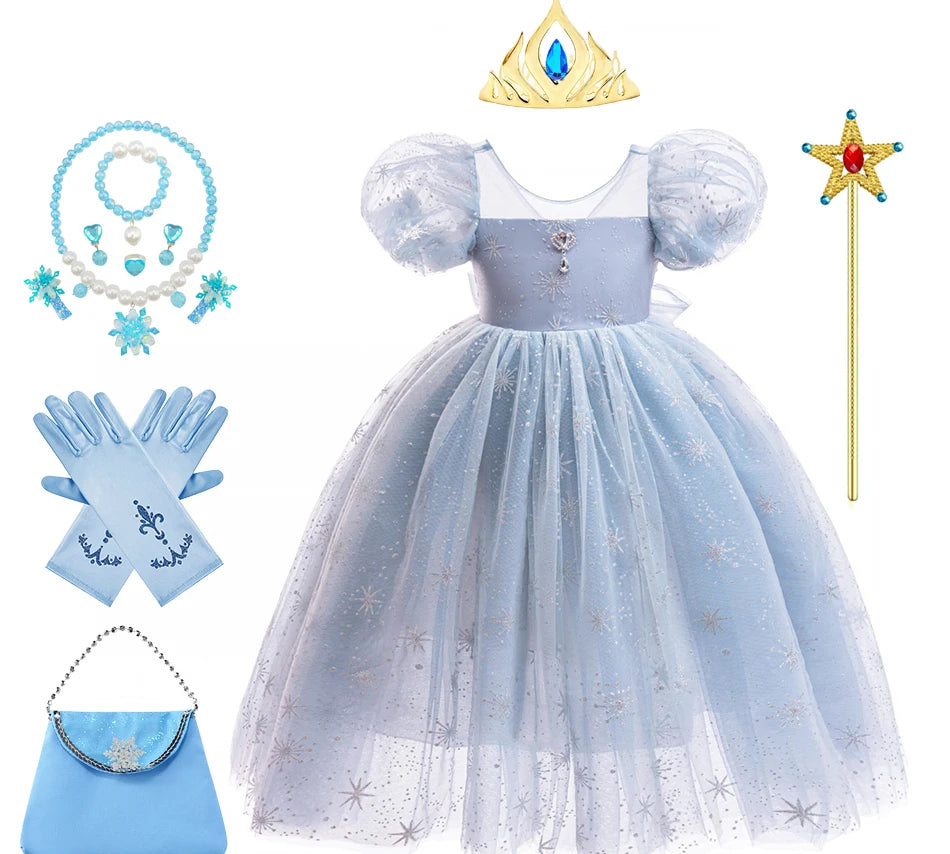 Snowflake Gown Princess Dress