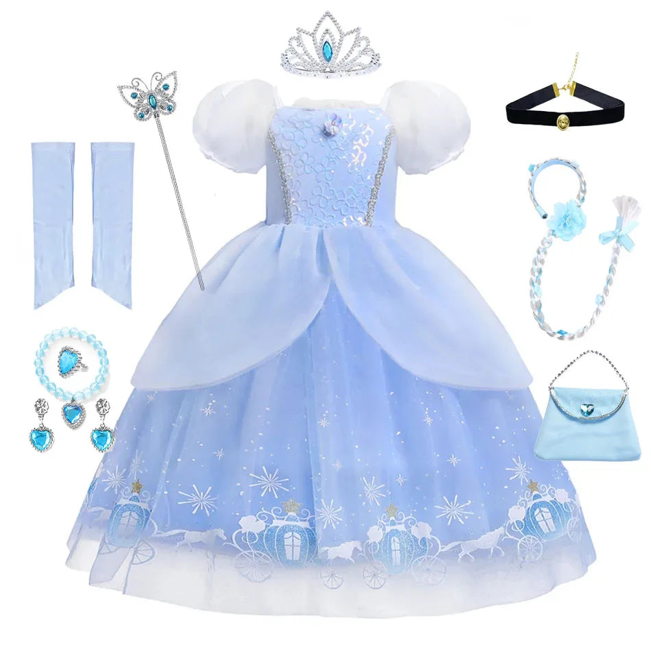 Classic Snowflake Princess Dress