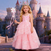 Pink Glinda Fairytale Princess Dress for Girls