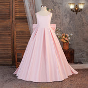 Elegant Bow Princess Tulle Dress for Girls