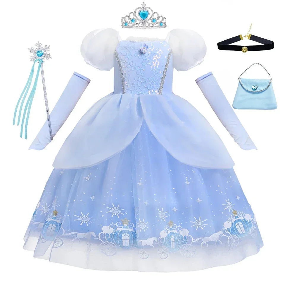 Classic Snowflake Princess Dress