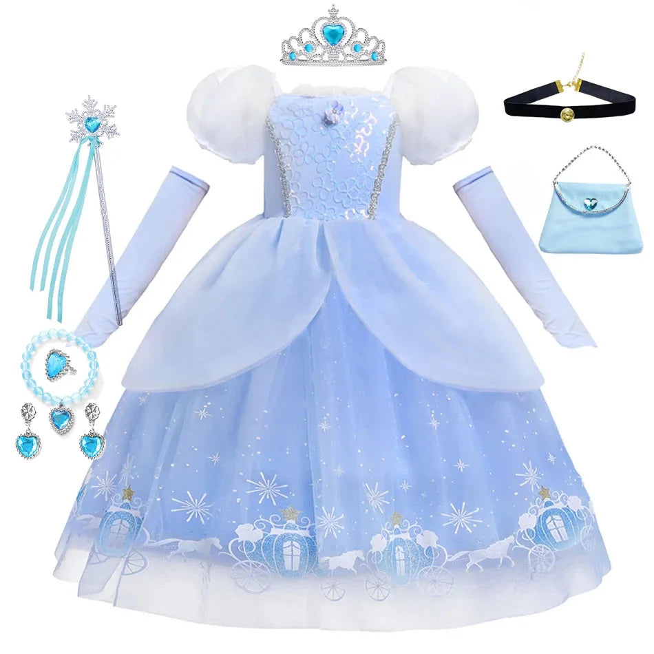 Classic Snowflake Princess Dress