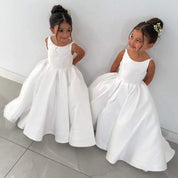 Elegant Bow Princess Tulle Dress for Girls