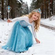 Snow Queen Elsa Inspired Princess Dress for Girls