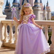 Elegant Rapunzel Princess Dress for Girls
