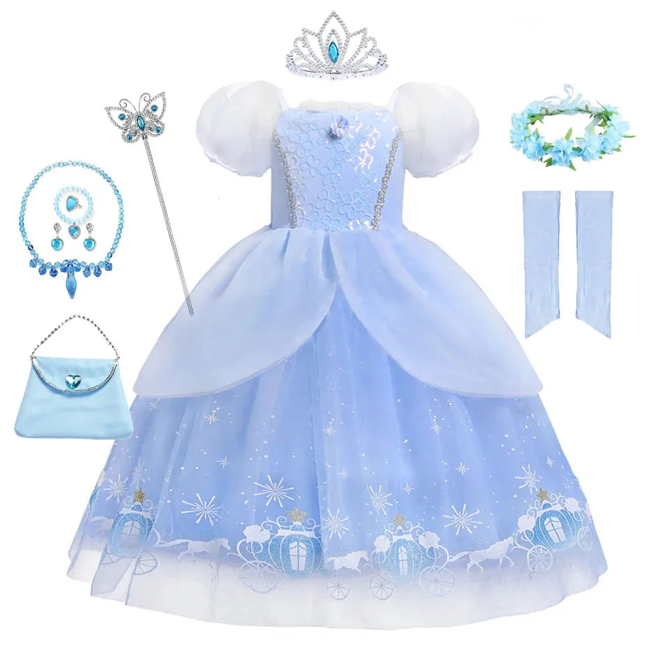 Classic Snowflake Princess Dress