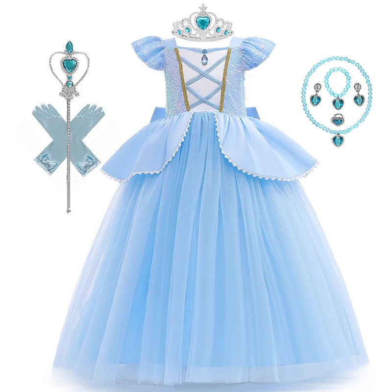 Cinderella Princess Fairytale Dress for Girls