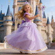 Elegant Rapunzel Princess Dress for Girls