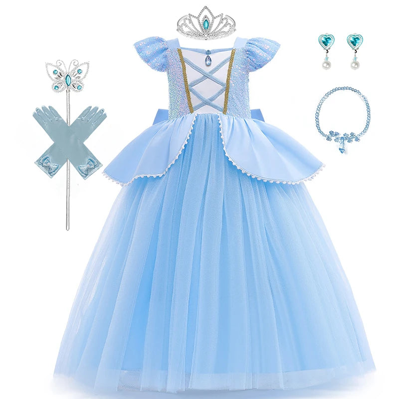Cinderella Princess Fairytale Dress for Girls