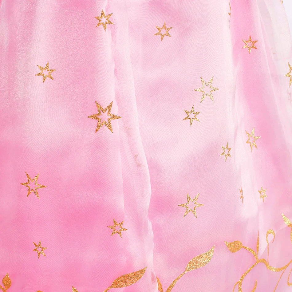 Pink Aurora Princess Ball Gown for Girls