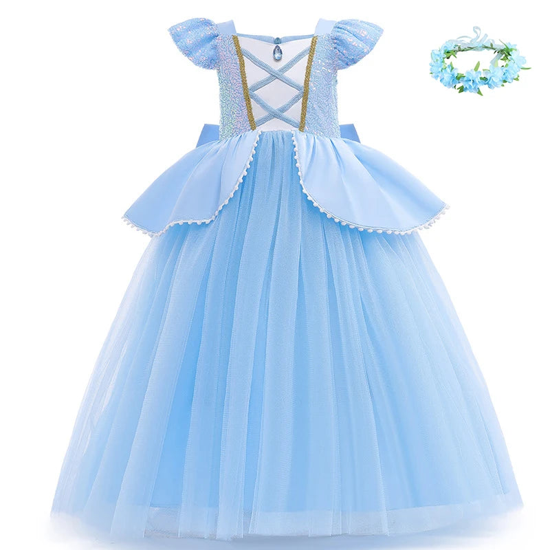 Cinderella Princess Fairytale Dress for Girls
