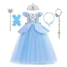 Cinderella Princess Fairytale Dress for Girls