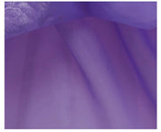 Girls Fairy Tale Princess Dress — Puff Sleeve Tulle Cosplay Gown, Mid - Calf - babeliobaby - RapunzelPurple03 - 2T (Size 100)