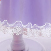 Girls Purple Princess Dress — Long Sleeve Fairytale Cosplay Gown with Accessories - babeliobaby - Set 5 - 2 - 3T (100)