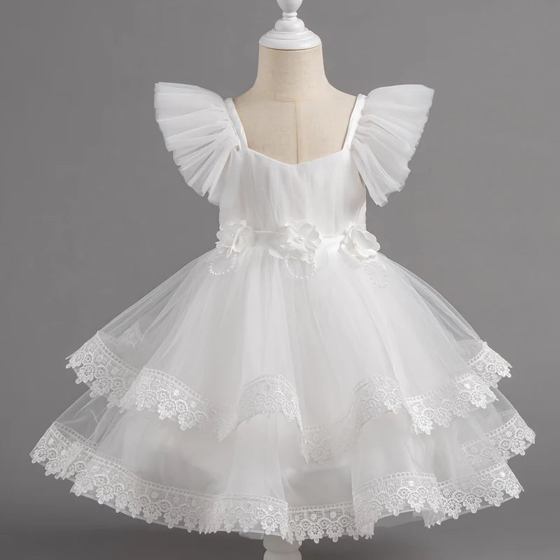 Lace Bloom Dress | Girls Party Dress | PetitWishes